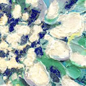Abundance Mandala by Shirley Williams  Image: Sculpted texture detail of ABUNDANCE MANDALA