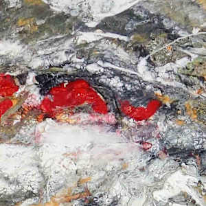 Autumn Wind by Shirley Williams  Image: texture and color detail of Autumn Wind painting