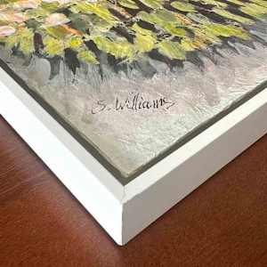 Balance Mandala by Shirley Williams  Image: Side profile and signature of BALANCE MANDALA