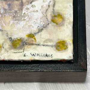Birds Eye View  2 by Shirley Williams  Image: Signature and float frame detail for Birds Eye View