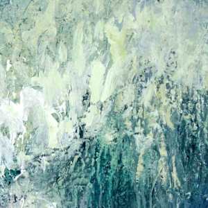 Cerulean Meadow by Shirley Williams  Image: texture detail of Cerulean Meadow painting