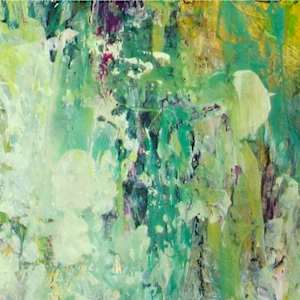 Chromatic Landscape 1 by Shirley Williams  Image: Green texture detail