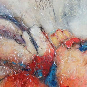 Crimson Bloom by Shirley Williams  Image: texture and color detail of Crimson Bloom