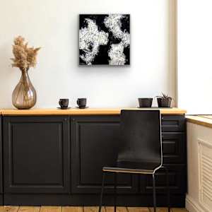 Dancing Clouds -2 by Shirley Williams  Image: Dancing Clouds 2 shown hung over a desk