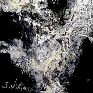 Dancing Clouds -2 by Shirley Williams  Image: texture detail of Dancing Clouds canvas