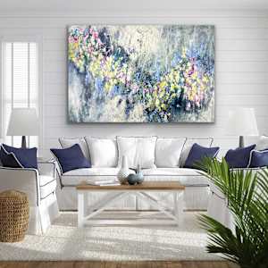 Flower Power 1 by Shirley Williams  Image: Flower Power 1 shown in living room