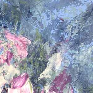 Flower Power 2 by Shirley Williams  Image: Texture and color detail of Flower Power 2