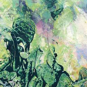 Flower Power Study 8 by Shirley Williams  Image: green texture detail
