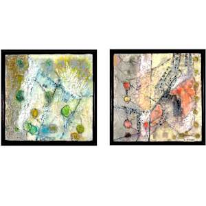 Birds Eye View  2 by Shirley Williams  Image: Birds Eye View #2041 & 2 shown together