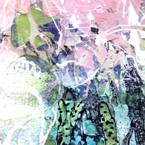 Pink Sunrise by Shirley Williams  Image: Detail texture of Pink Sunrise