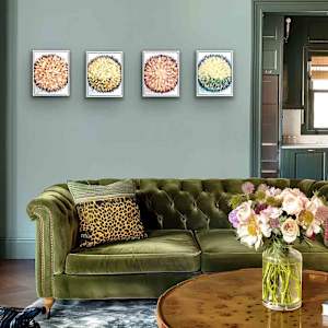 Strength Mandala by Shirley Williams  Image: Wall grouping of four in Mandala series
