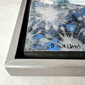 Starburst 2 by Shirley Williams  Image: Signature and frame detail for Starburst 2