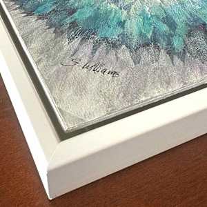 Trust Mandala by Shirley Williams  Image: Side Profile and signature of TRUST MANDALA