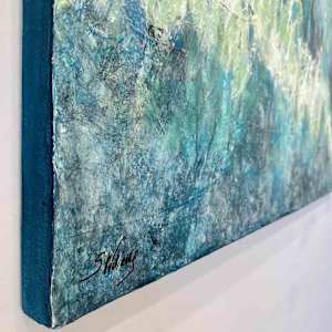 Under the Sea by Shirley Williams  Image: signature and side view of Under the Sea