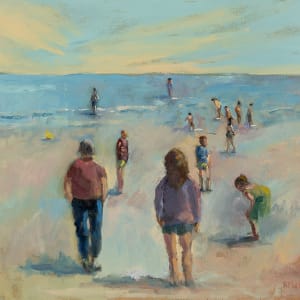 Strangers On A Beach by Roberta Murray