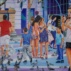 Eve in Barcelona by Wayne C. Allen