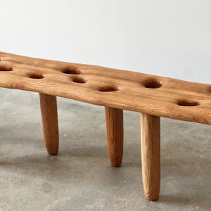 Wormhole Bench by Forrest Hudes 