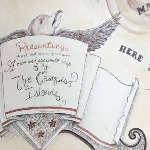 A New & Accurate map of the Caampis Islands by Taima Mary Anne Kern 
