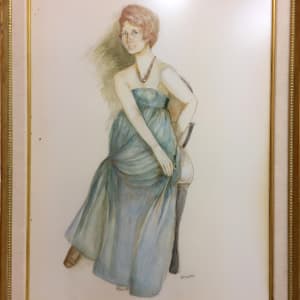 Woman Seated on Chair by Louise Lemp