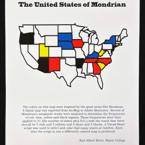 The United States of Mondrian by Karl Beres