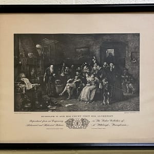 Rudolph II and His Court Visit His Alchemist (reproduction) by Wenzel von Brozik
