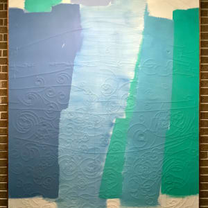 Blue, Green and Form by Carl Holty