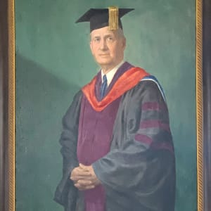 Silas Evans Portrait by William V. Schevill