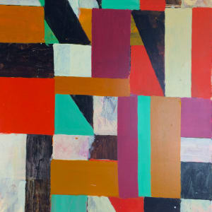 Untitled 1-2166, oil paint on paper by Irving Bogle Haynes