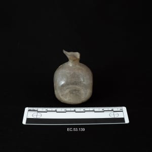 Blown glass bottle 