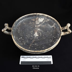 Stemless lekanis or kylix, cover lacking 