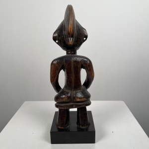 Senufo Seated Female Figure with Inagaki Stand by Senufo culture 