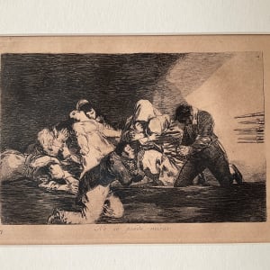 ‘No se puede mirar (One can't look) by Francisco Goya