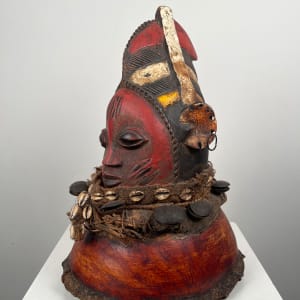 Yoruba Mask on Gourd by Yoruba culture 
