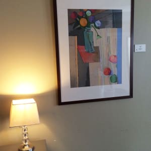 Untitled - 1-2353, oil paint on paper by Irving Bogle Haynes 