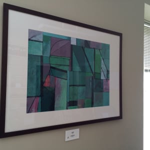 Untitled - 1-2192, oil paint on paper by Irving Bogle Haynes 
