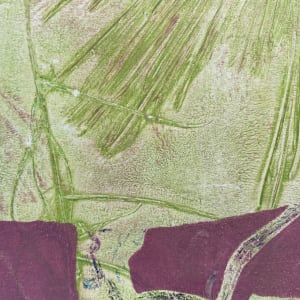 Fountainhead by Kathy Cornwell  Image: Detail of Fountainhead, fine art monotype by artist Kathy Cornwell