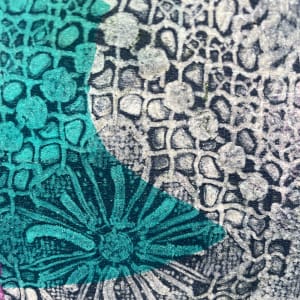 Ev's Graces by Kathy Cornwell  Image: Detail of Ev’s Graces, fine art monotype by artist Kathy Cornwell