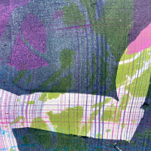 Hojo Hijinks by Kathy Cornwell  Image: Detail of Hojo Hijinks, a fine art monotype by artist Kathy Cornwell