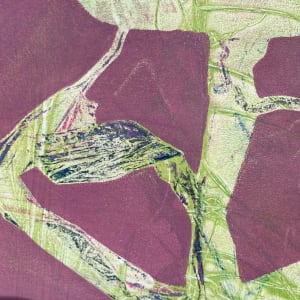 Fountainhead by Kathy Cornwell  Image: Detail of Fountainhead, fine art monotype by artist Kathy Cornwell