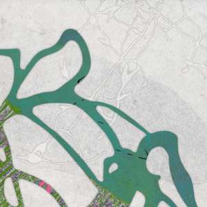 Kissy Kissy by Kathy Cornwell  Image: detail image of Kissy Kissy collage