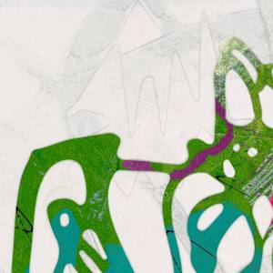 Kissy Kissy by Kathy Cornwell  Image: detail image of Kissy Kissy collage