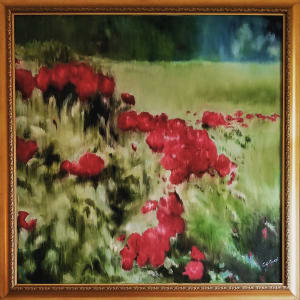 Rose Garden Light by Elizabeth Stathis