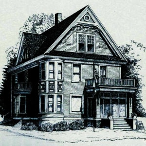 Victorian home that is a Bed & Breakfast business. by Elizabeth Stathis 