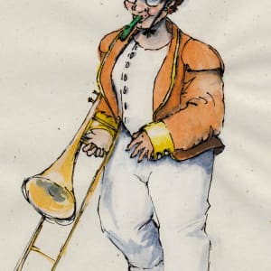 County Fair Parade Participant by Elizabeth Stathis 