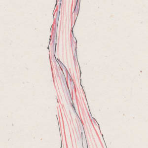 Man on Stilts by Elizabeth Stathis 