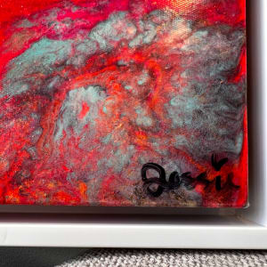 Coral Fire by Jessie Belle van Loon  Image: Coral Fire - Jessie Belle Art - Signed
