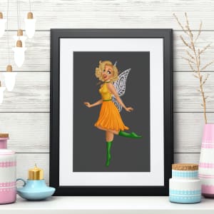 Daffodil Faerie - Various sizes by Jessie Belle van Loon  Image: Daffodil Faerie by Jessie Belle 1
