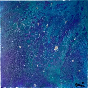 Shimmering Ocean by Jessie Belle van Loon  Image: Shimmering Ocean - Jessie Belle Art - Zoom 2