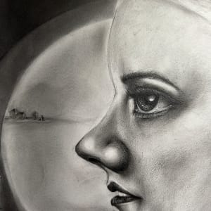 Dreamer with A Pearl Earring by Jonathan Avinash Victor 