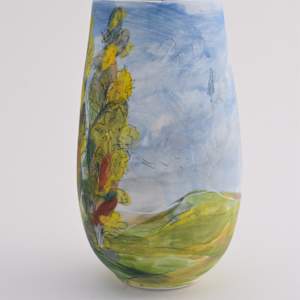 Autumn Poplars by Wendy Jagger  Image: detail 4